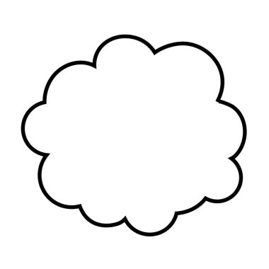 Konuşma balonu. Diyalog simgesi. Diyalog sembolü.