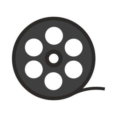 Film ikonu. siluet biçimi.