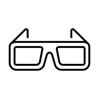 Cam ikon. Satır biçimi.