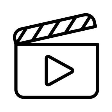 Film ikonu. Satır biçimi.