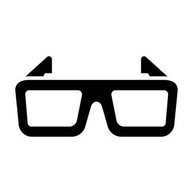 Cam ikon. siluet biçimi.