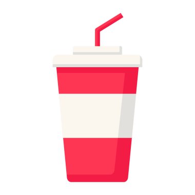 Kupa simgesi düz biçimi.