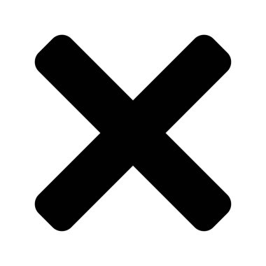 Çapraz. Çapraz simge.