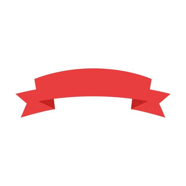 Κορδέλα Κόκκινη Κορδέλα Πρότυπο Κορδέλας Άκυρο Πρότυπο Banner — Διανυσματικό Αρχείο
