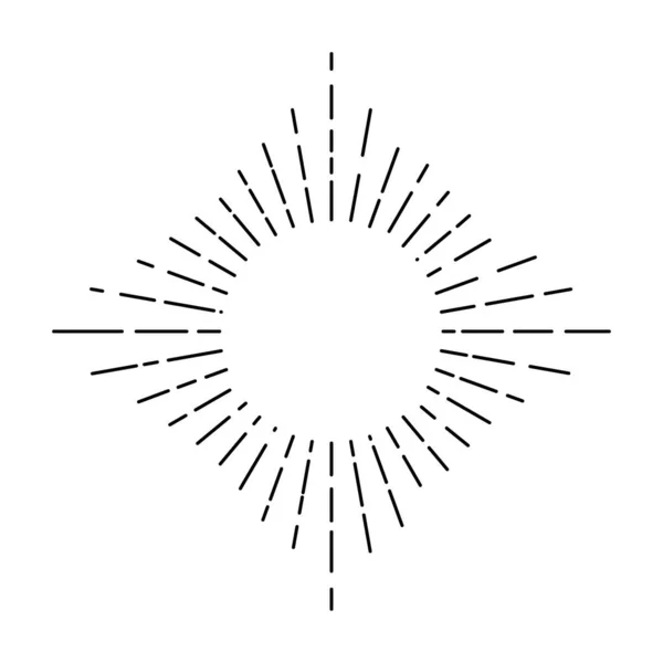 Εικονίδιο Ηλιακής Έκρηξης Σύμβολο Έκρηξης — Διανυσματικό Αρχείο