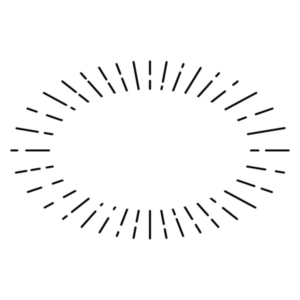 Sunburst Icon Burst Symbol — Stock Vector