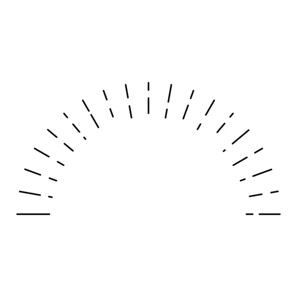 Icono Sunburst Símbolo Explosión — Vector de stock