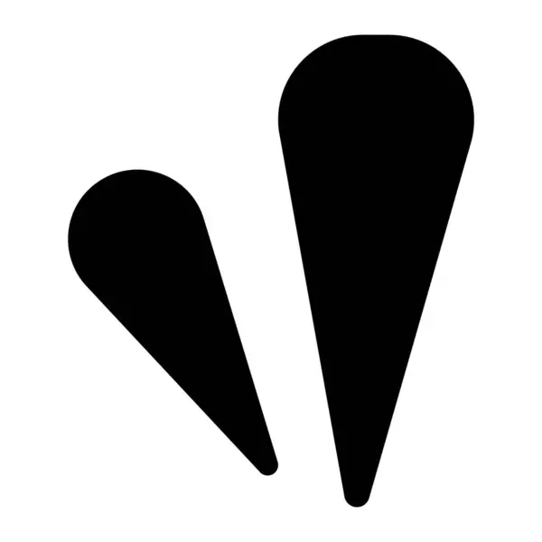 Ikona Stříknutí Symbol Stříkání — Stockový vektor