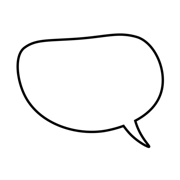 Speech Bubble Dialog Icon Dialogue Symbol — Stock Vector