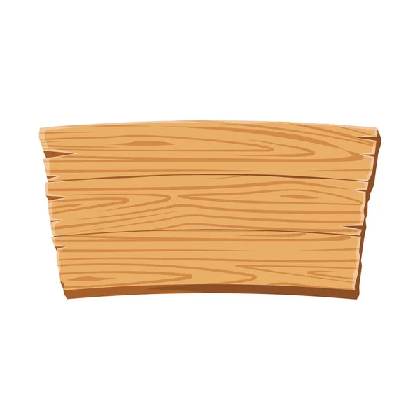 Wooden Board Wood Board Wood Template — Stock Vector