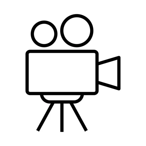 Значок Камеры Значок Камеры Кинотеатра — стоковый вектор