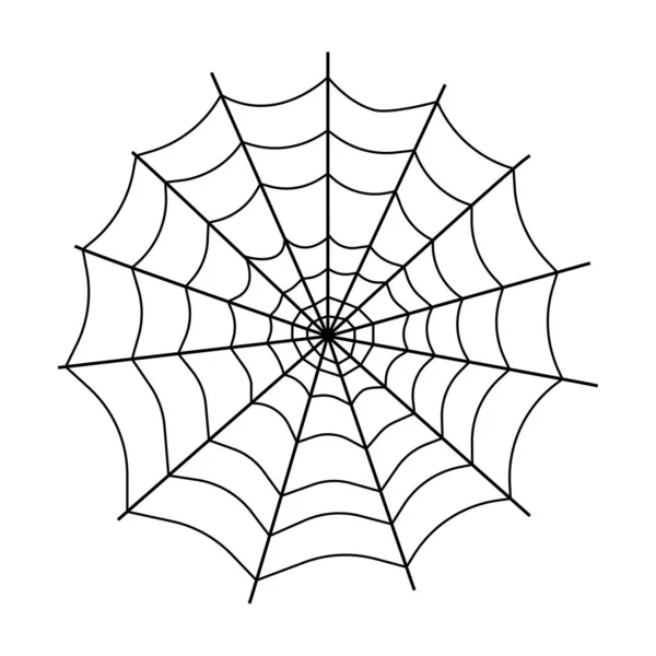 stock vector Spider web icon. Halloween decoration.