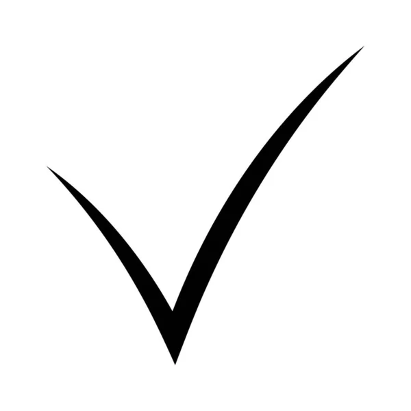 Check Mark Vote Icon — Stock Vector