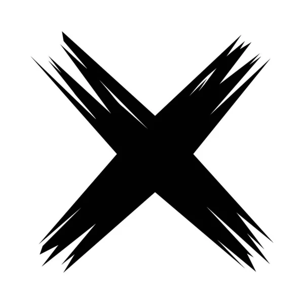 Перехресний Знак Піктограма Хреста — стоковий вектор
