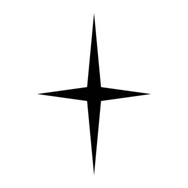 Simgeyi parlat. Temiz yıldız. Parıldayan yıldız. Element dekorasyonu