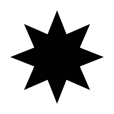 Simgeyi parlat. Temiz yıldız. Parıldayan yıldız. Element dekorasyonu