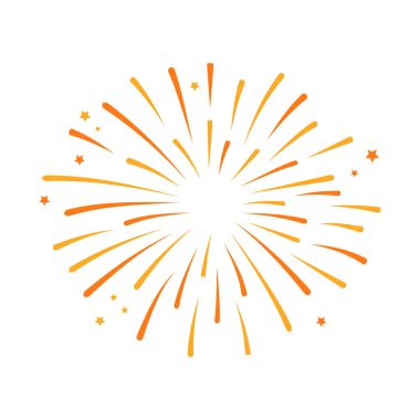 Kutlama pırıltısı. Düz biçim