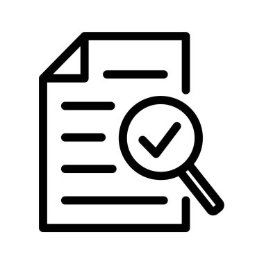 Sonuç Simgesini Ara. Doğrusal sembol