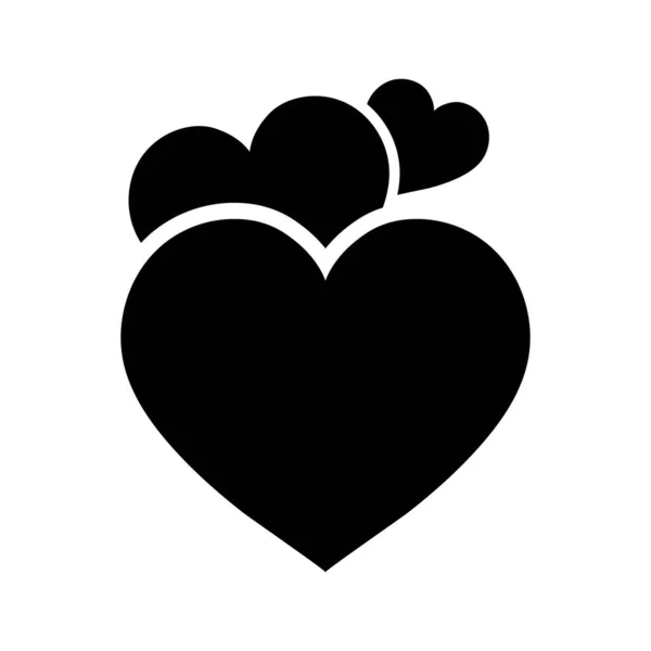 Herz Symbol Vektorsymbol — Stockvektor