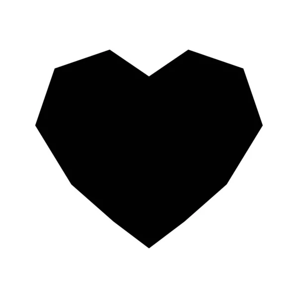 Herz Symbol Vektorsymbol — Stockvektor