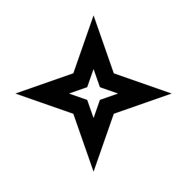 Lys Ikonen Ren Stjärna Gniststjärna Elementets Dekoration — Stock vektor