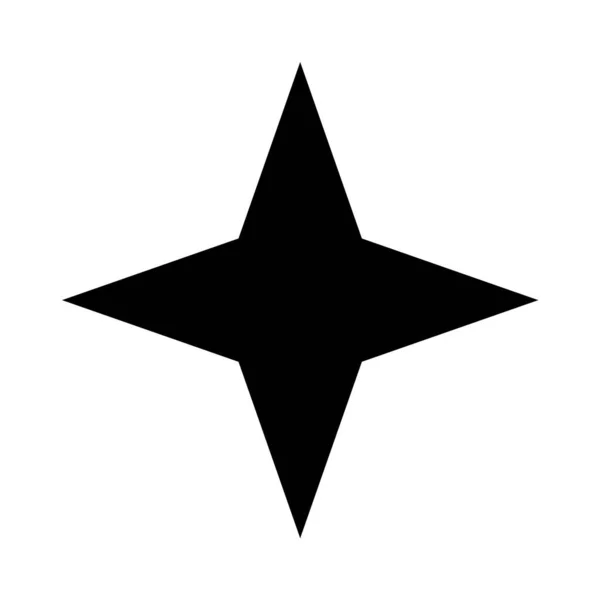 輝きのアイコン きれいな星だ 輝く星 要素の装飾 — ストックベクタ