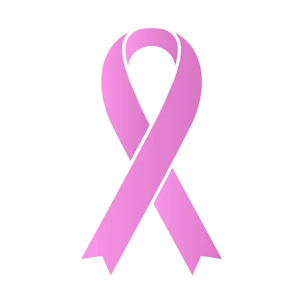 Καρκινική Κορδέλα Σύμβολο Ενημέρωσης Ρεαλιστικό Στυλ — Διανυσματικό Αρχείο