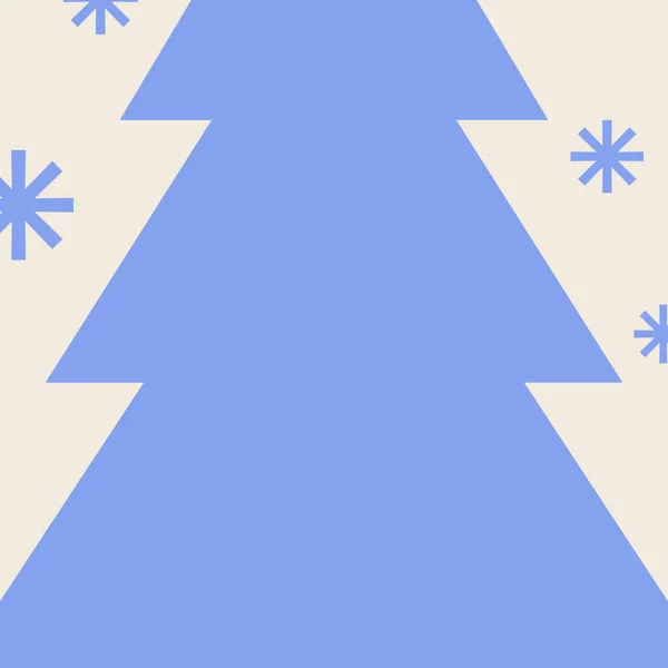 Fond Noël Décoration Noël Modèle Vide Noël — Image vectorielle