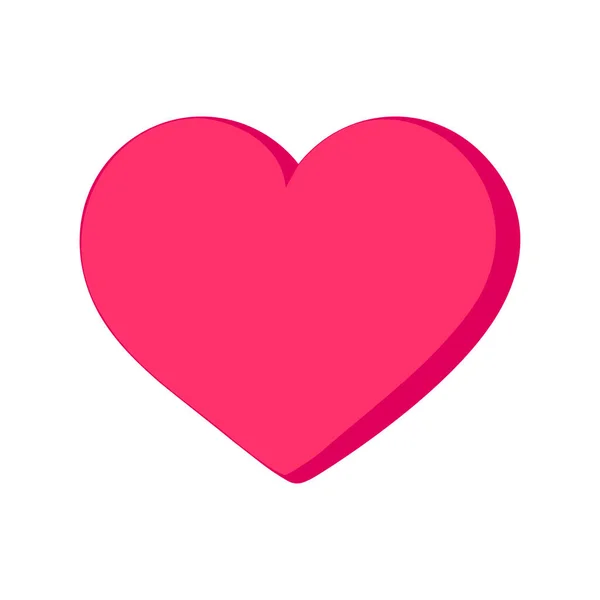 Ikona Srdce Romantická Dekorace — Stockový vektor
