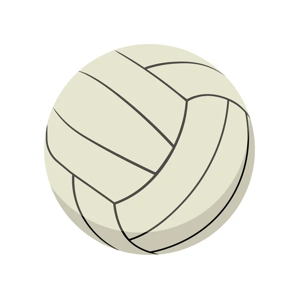 Волейбольный Мяч Плоский Стиль — стоковый вектор