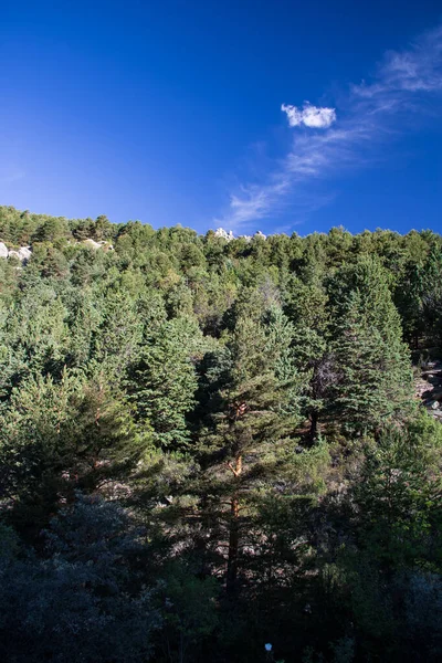 Panoramautsikt Över Naturparken Pedriza — Stockfoto