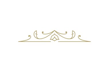 Vintage süsleme metni ayırıcı filigran kaligrafik vektör çizimi. Metin dekorasyonu için klasik geliştirme ayırıcısı. Sertifika diploması veya düğün davetiyesi için dekoratif tasarım ögesi