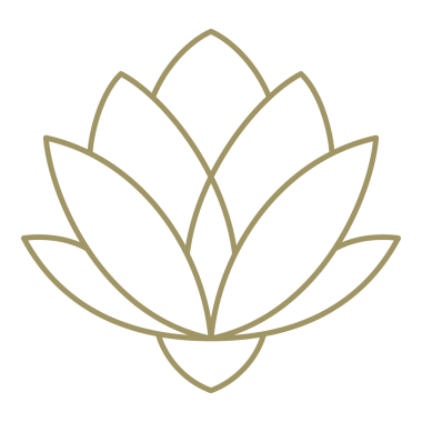 Lotus çiçek hattı sanat tasarım elementi