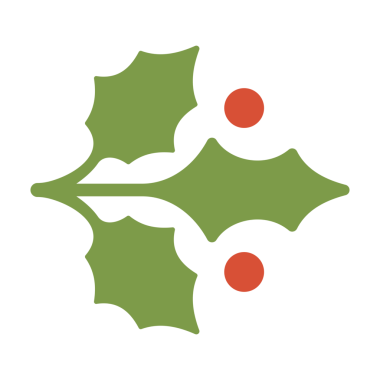 Böğürtlenli ökseotu yaprakları. El çizimi, klasik resim.