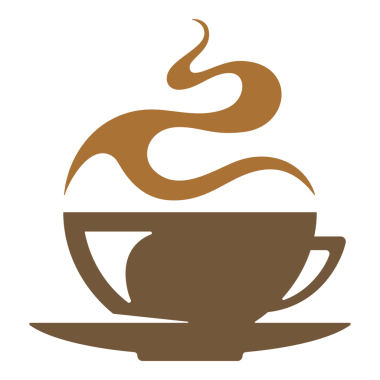 Paketleme ve menü tasarımı veya etiket dekorasyonu için aromatik kahve el çizimi slihouette.