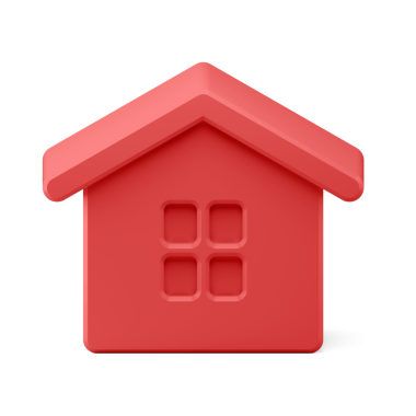 Tatil evinin kırmızı figürü. Soyut noel iç mimari unsuru. Yaratıcı element yeni yıl ve parlak anahtarlık. Geleneksel sembol, eğlenceli partiler ve hediyeler. 3d illüstrasyon