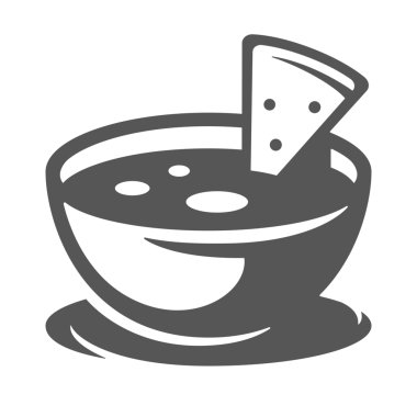 Nachos elle çizilmiş retro ikon. Sokak fast food silueti. Paketleme ve fast food restoranlarının menü tasarımı veya etiket dekorasyonu için klasik sembol