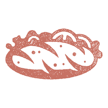 Peynir elle çizilmiş fast food sandviçi silueti pul efekti çizimi. Paketleme ve fast food restoranlarının menü tasarımı veya etiket dekorasyonu için klasik grunge doku sembolü