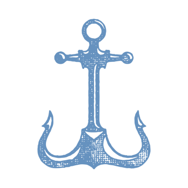 Denizcilik endüstrisinin siluet geleneksel çapa amblemi pul efekti illüstrasyonunu çizdi. Poster veya etiket dekorasyonu için eski kağıt üzerindeki klasik grunge dokusu.