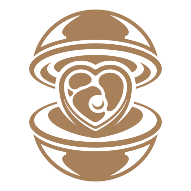 Açık barbekü ızgarasında kalp şeklinde biftek kahverengi renkli siluet çizilmiş klasik illüstrasyon