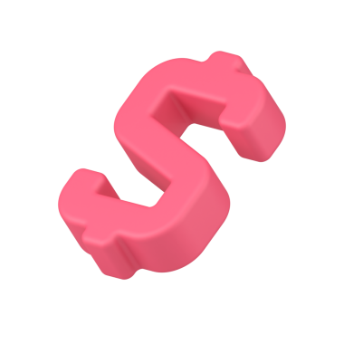 Kırmızı basit dolar işareti izometrik çizimi. Para ABD para rozeti sembolü finansal başarı, zenginlik, bağımsızlık, bankacılık, ekonomik izole. Amerikan para birimi tasarımı