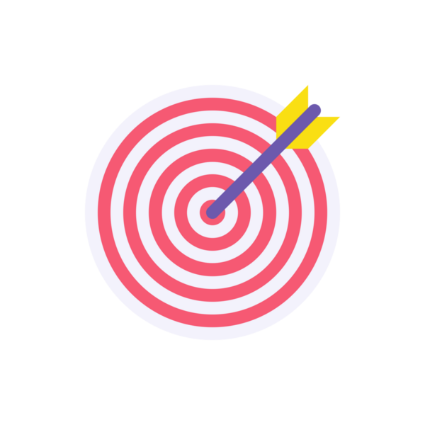 Kırmızı çizgili daire hedefe nişan al. Hedefte ok düz çizim var. Başarılı bir başarı hedefi beyaz üzerine izole edilmiş pazarlama stratejisi başlatmak. Merkezde iş yönetimi çatışması