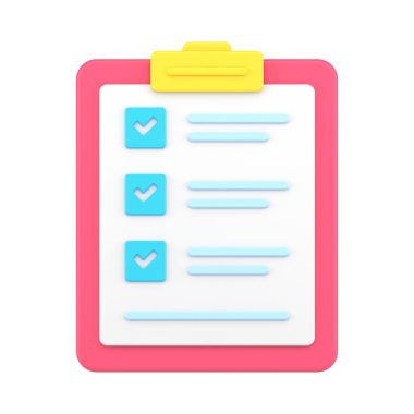 3d simgesi olan dizin tableti. Yazılı anket kağıdı ve işaretli işaretler. İşe alım ve özgeçmiş için bilgi belgesi. Sınavı geçmek için notlarla sınav. 