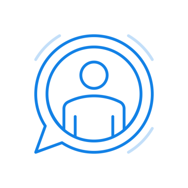 Karakter simgesi satırıyla iletişim. Çember şeklinde çizilmiş sembol profili. Çizgisel basit tasarım portresi olan yaratıcı uygulama resmi. Çevredeki insanları gösteren özel sosyal medya hesabı işareti.