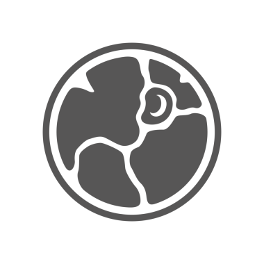 Kemik silueti ve klasik el yapımı illüstrasyonlu taze et bifteği. Barbekü veya buther dükkan retro logo tasarım elementi