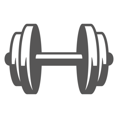 Antika logo tasarımı için aptal el çizimi siluet çizimi. Spor aletleri grafikleri çizimi.