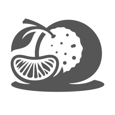 Vintage logo tasarımı için turuncu meyve elle çizilmiş siluet çizimi. yiyecek grafikleri çizimi.