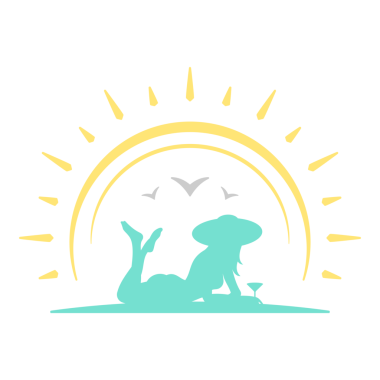 Kumsalda güneşlenirken bir kadın