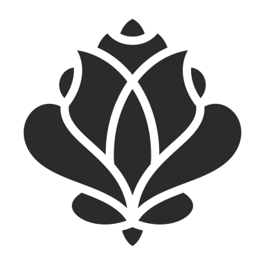 Gül çiçeği tomurcuğu ve taç yaprakları silueti. Duvar resmi poster şablonu için Boho tarzı çizim. Botanik konsept tasarımı.