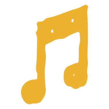 El çizimi sarı nota melodisi ses sembolü grunge doku çizimi. Yalıtılmış anlaşmalar için minimalist klasik müzik notaları. Basit kompozisyon uyumu